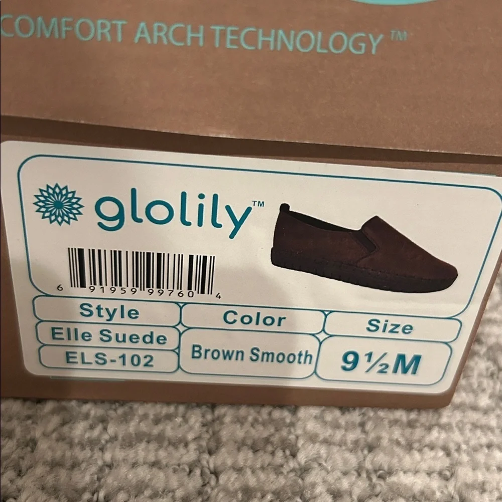 Glolily Elle Suede Black Smooth 9.5